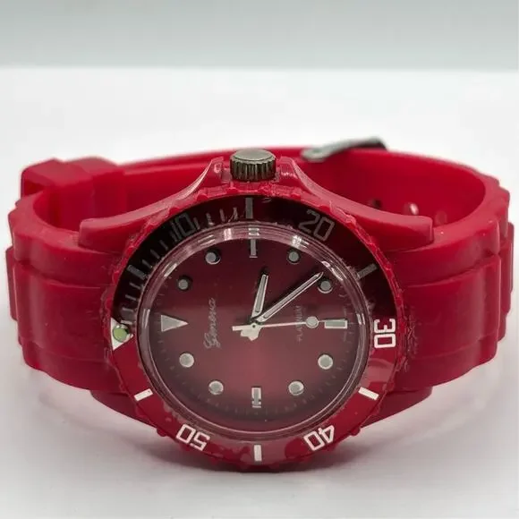 Red & Silver Watch - Picture 2 of 3